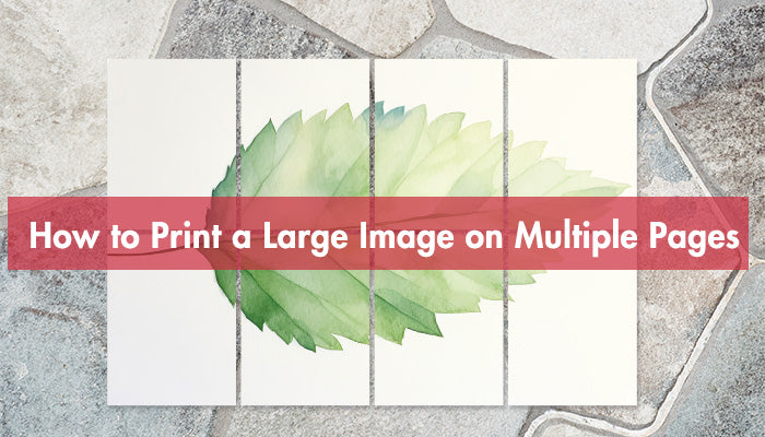 How to Print a Large Image on Multiple P