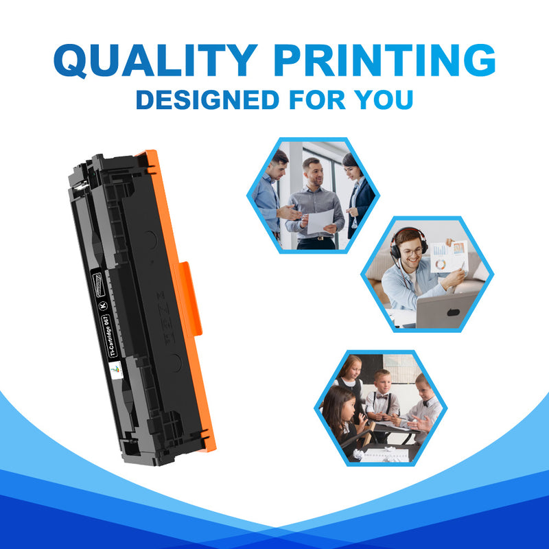 Compatible Canon 067H Yellow Toner Cartridge - With Chip