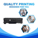 Compatible Canon CRG 128 Black Toner Cartridge - Standard Yield - 5 Packs