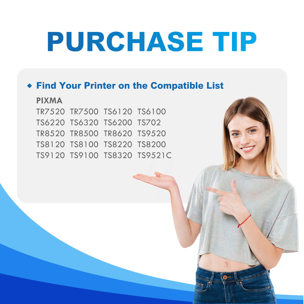 Ink Tank That Works Great With Canon PGI-280 PGBK For Pixma TS6120, TS6220, TS6320, TR7520
