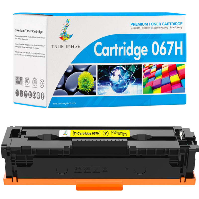 Compatible Canon 067H Yellow Toner Cartridge - With Chip
