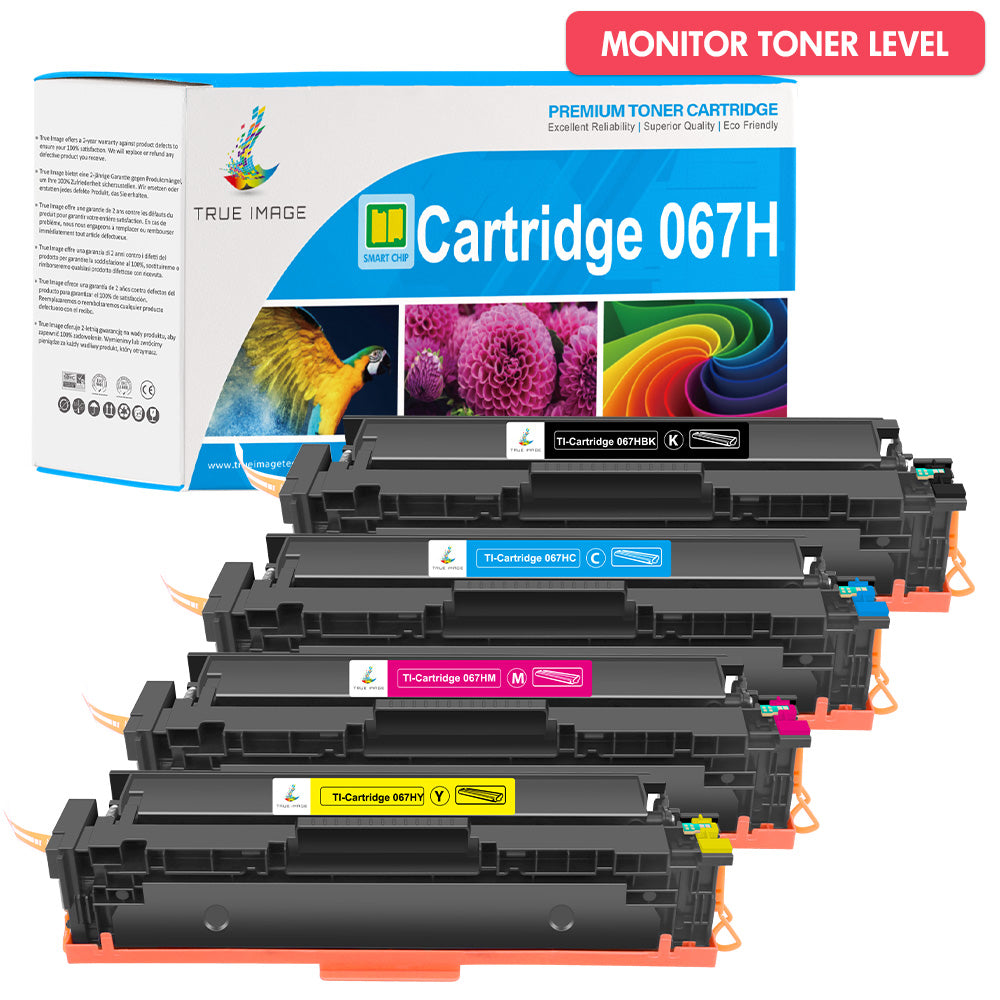 Compatible Canon 067H Toners Combo Pack