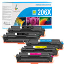 HP 206X toner cartridges 5-pack