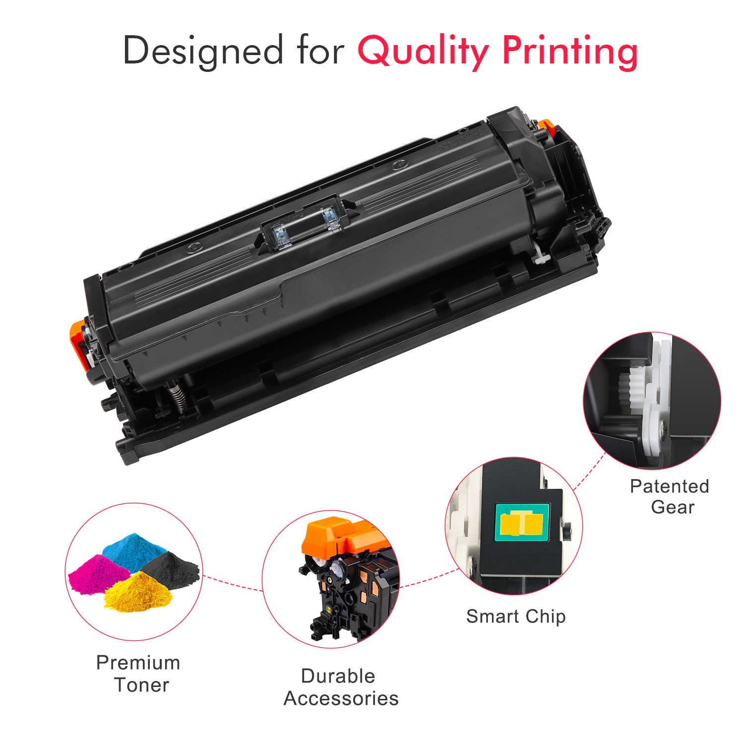 Compatible HP 507A Toner Set | HP M551 M