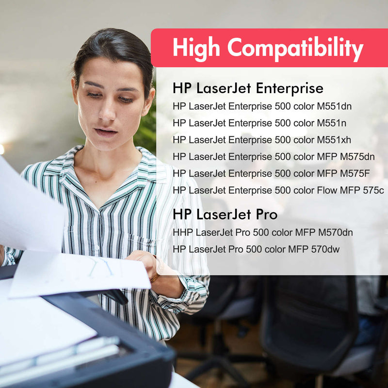 HP 507A Compatible Toner Cartridge High Compacitiblity