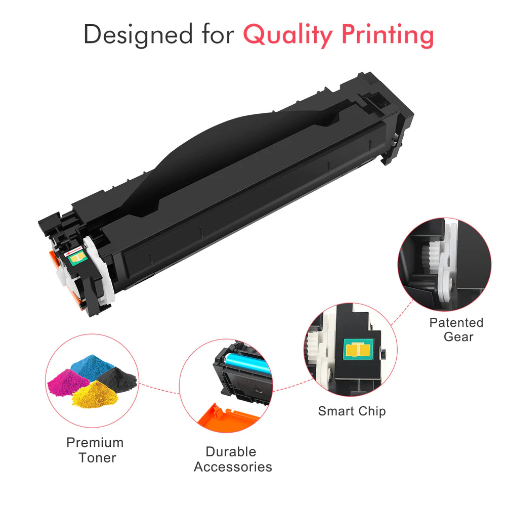 Cartucho De Tóner 204A, Compatible Con HP 204 A CF510A CF511A CF512A CF513A Para Impresora HP Color Laserjet Pro MFP M180nw M180n M154nw M154a MFP M181fw, Color Negro Cian Amarillo Magenta (paquete - Foto 12