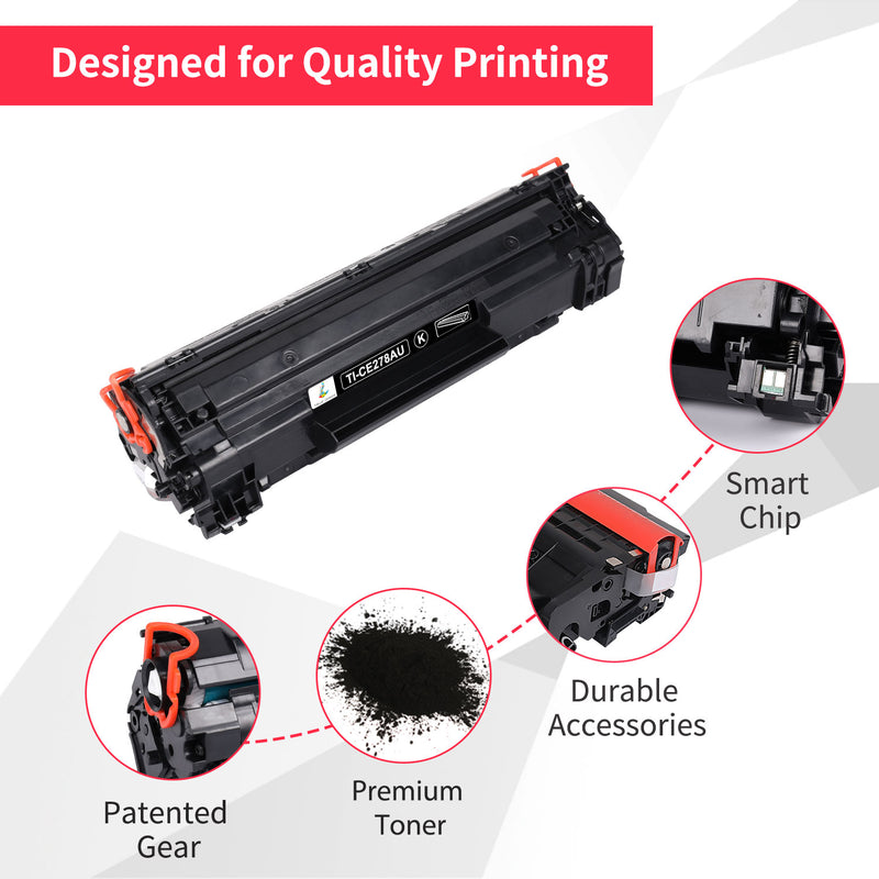  HP 78A compatible toner cartridge designed for quality printing