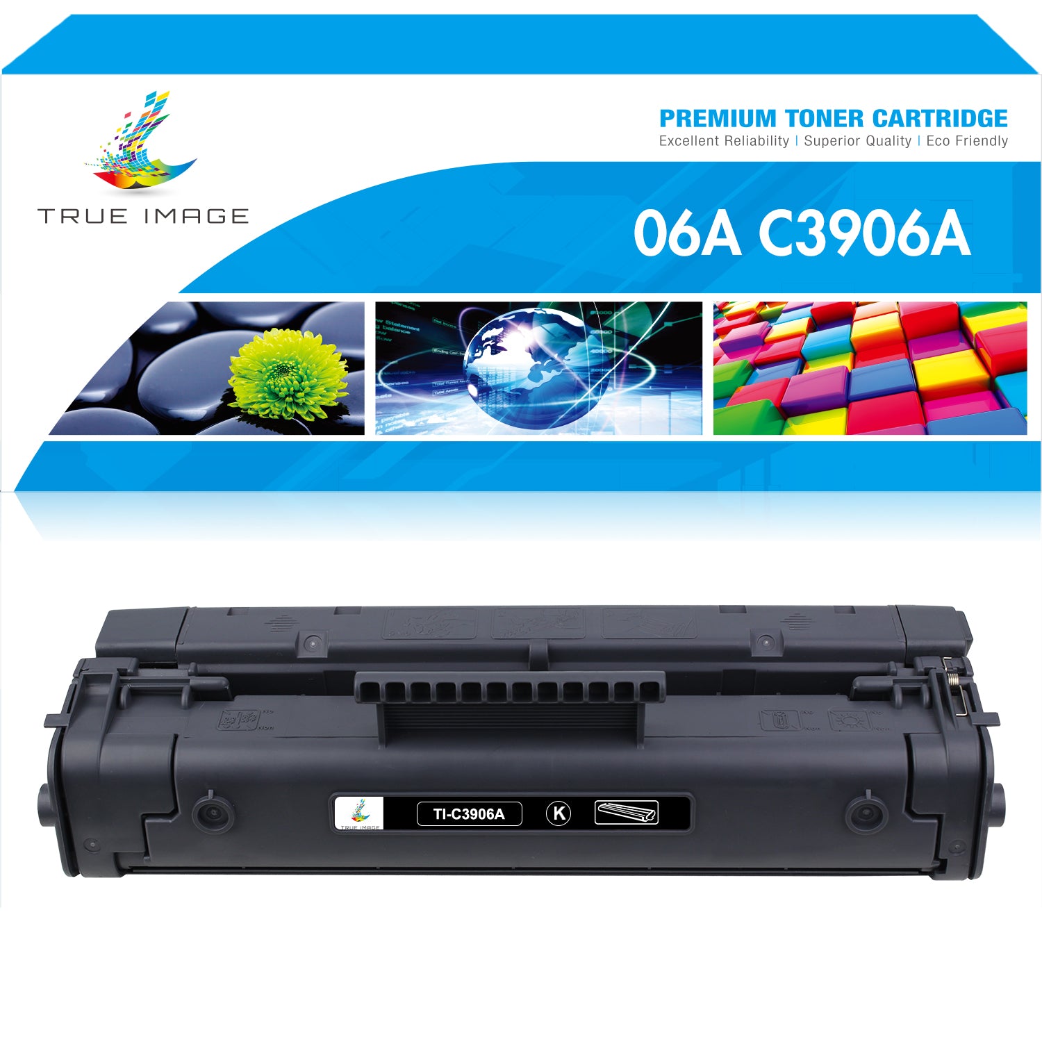 Pesimista agitación nitrógeno HP Compatible C3906A Black Toner Cartrid