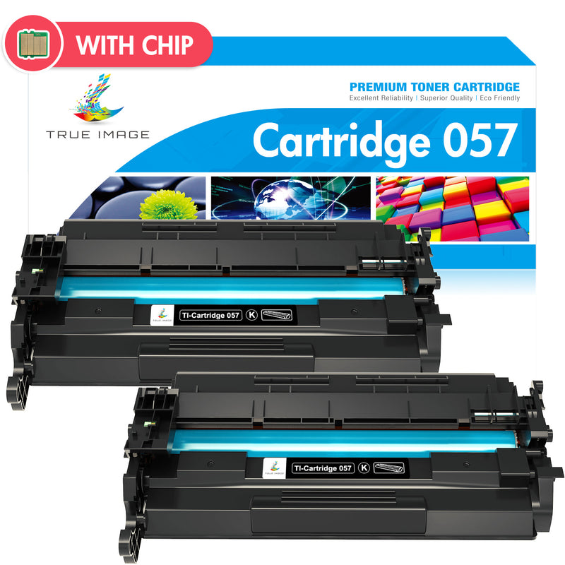 Canon Cartridge 057 (With Chip) | Compatible Canon Toner 057 2-Pack
