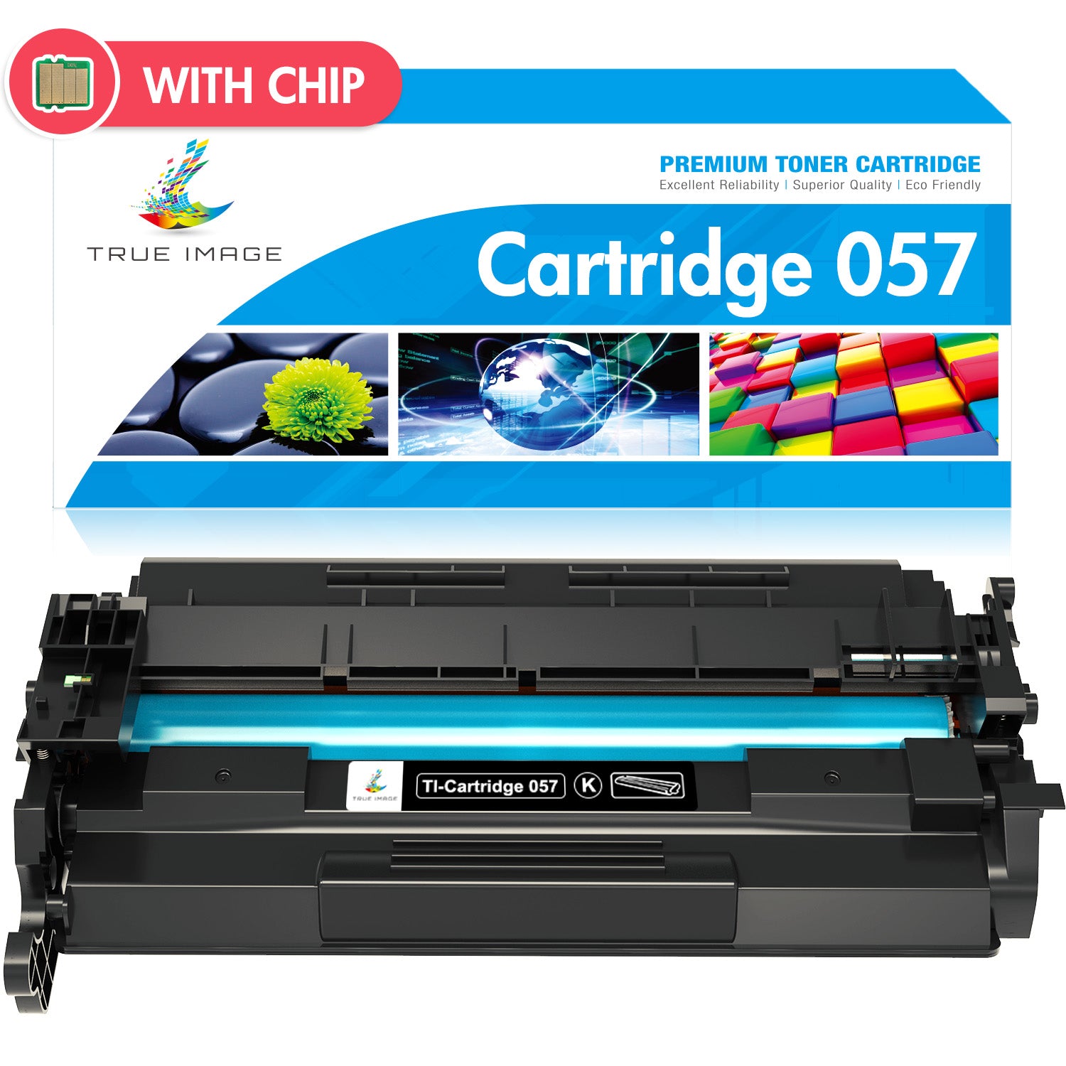 Canon 057 Toner Cartridge With Chip, Can