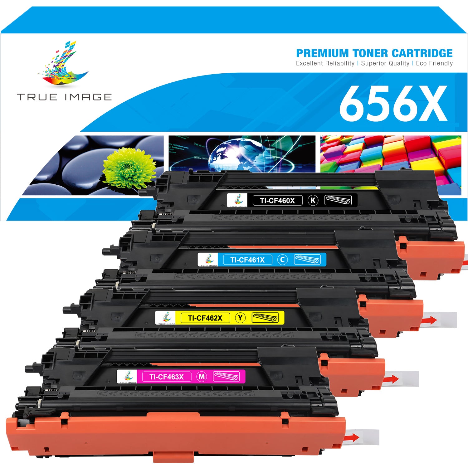 Compatible HP 656X Toner Set | HP M652 M