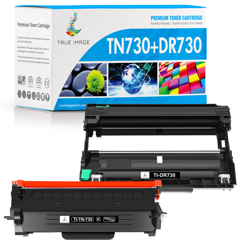 Compatible TN730 Toner and DR730 Drum Unit for Brother Toner TN730 TN760 - 2 Pack Review