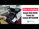 Canon 055 Yellow Toner Cartridge Replacement - Standard Capacity