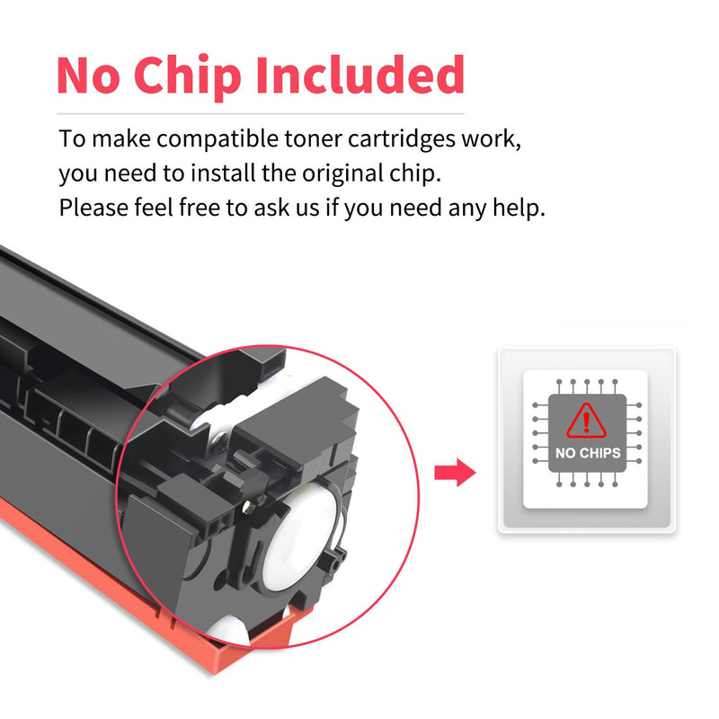  hp 206 toner Compatible Without Chip