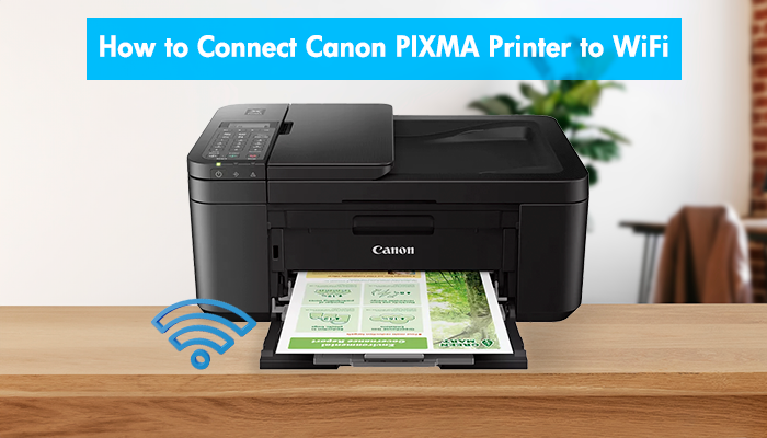 connect canon pixma printer to new wifi