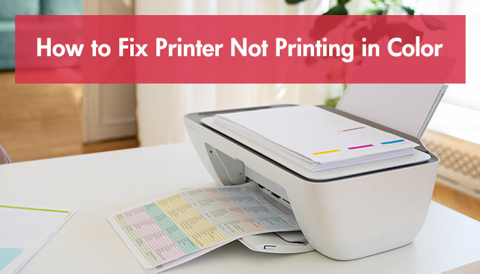 Print Paper Color Problem Printer Not Printing in Color - Fixed