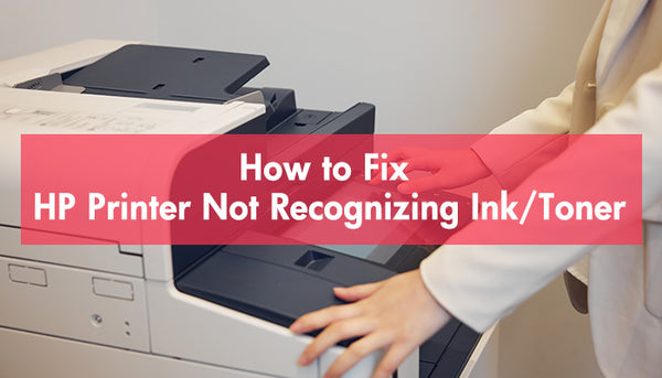 hp printer not recognizing ink