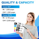 Original Canon 067 067H Black Toner Cartridge