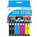 Compatible Epson 222/Epson 222XL Ink Cartridges - T222/T222XL - Multi Pack