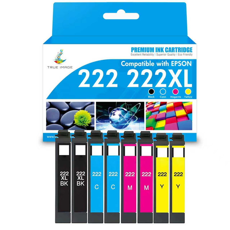 Compatible Epson 222/Epson 222XL Ink Cartridges - T222/T222XL - Multi Pack
