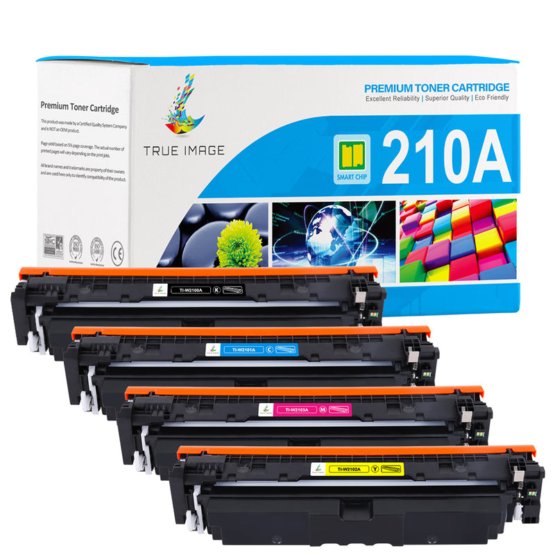 HP 210A toner cartridges 4-pack