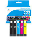 Compatible Epson 222/Epson 222XL Ink Cartridges - T222/T222XL - Multi Pack