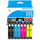 Compatible Epson 222/Epson 222XL Ink Cartridges - T222/T222XL - Multi Pack