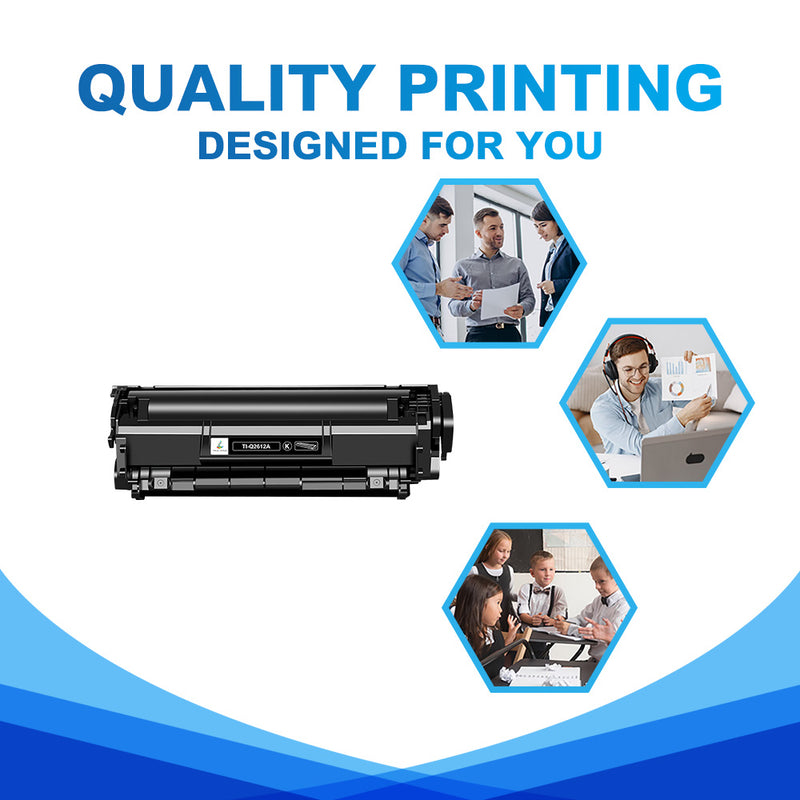 true image compatible HP 12A toner cartridges