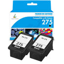 Compatible Canon PG-275 Black Ink Cartridges for for Pixma TS3722/3522, TR4720/4722