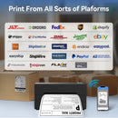 True Image TY813 Thermal Shipping Label Printer 4x6 - USB & Bluetooth Compatible