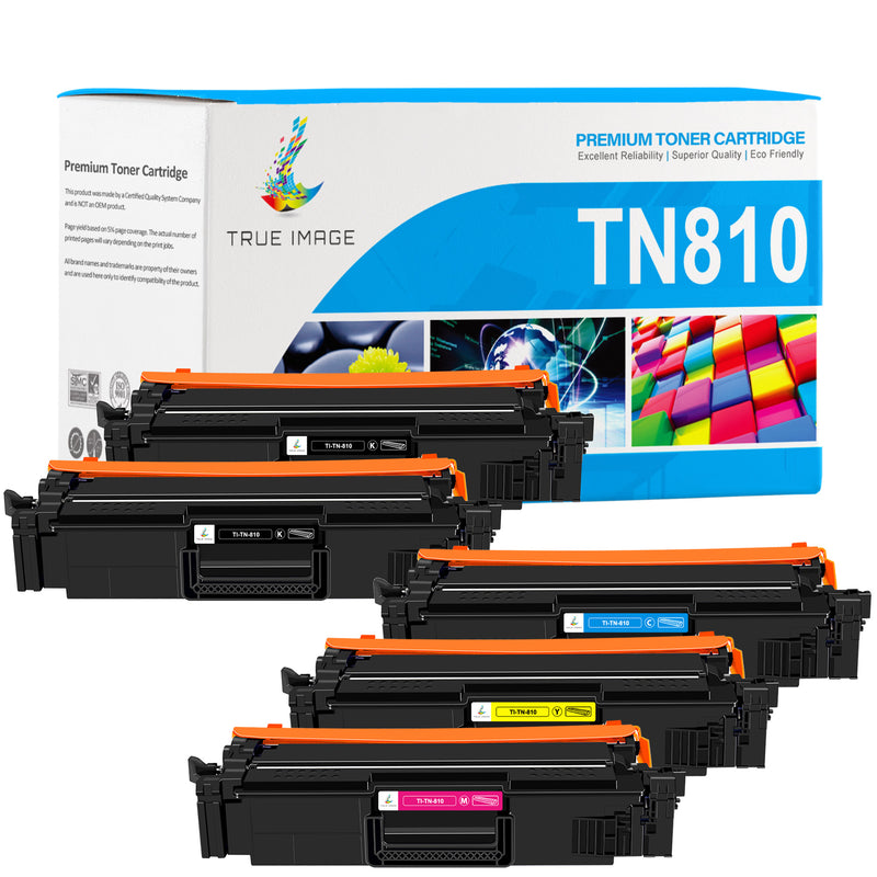 Brother TN810 toner cartridges 5-pack