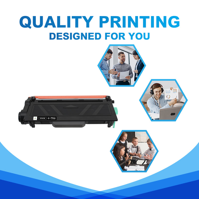 true image compatible brother tn720 toner cartridges