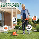 3-in-1 Battery Weed Trimmer & Cordless String Trimmer, Lightweight Grass Trimmer with 2 x 2000mAh Batteries & Charger, 12-Inch Cutting Width for Small Yards