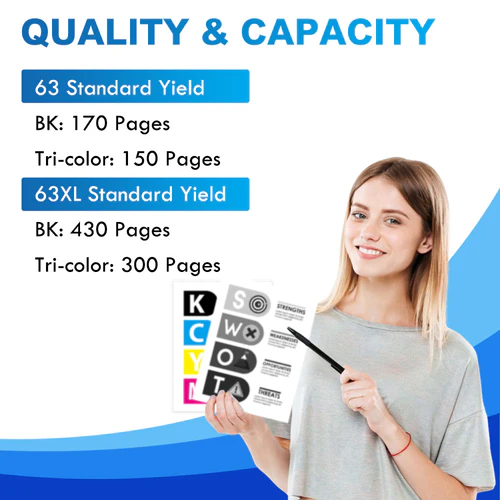 Original HP 63 63XL Tri-color Ink Cartri