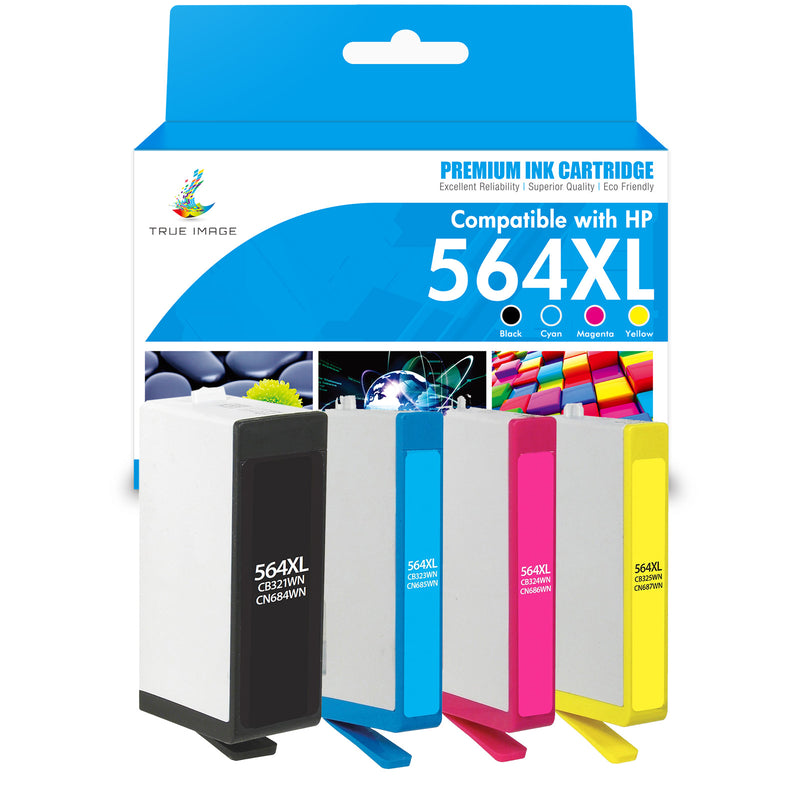 HP 564XL ink cartridges 4-pack