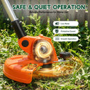 3-in-1 Battery Weed Trimmer & Cordless String Trimmer, Lightweight Grass Trimmer with 2 x 2000mAh Batteries & Charger, 12-Inch Cutting Width for Small Yards