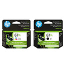 Original HP 67 67XL Ink Cartridge - Works with HP DeskJet 2700 2752e 2755e 2855e 4155e 4255e Envy 6000 6055e