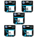Original HP 62 62XL Black & Tri-Color Ink Cartridges - Works with HP Envy 5540, 5640, 5660, 7640, OfficeJet 5740, 8040, OfficeJet Mobile 200, 250