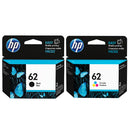 Original HP 62 62XL Black & Tri-Color Ink Cartridges - Works with HP Envy 5540, 5640, 5660, 7640, OfficeJet 5740, 8040, OfficeJet Mobile 200, 250