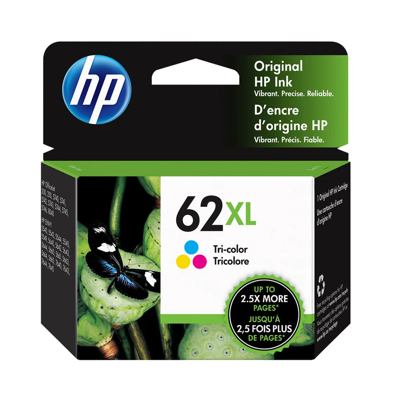 Hp Ink 62 Color Original HP 62 62XL Tri-Color Ink Cartri