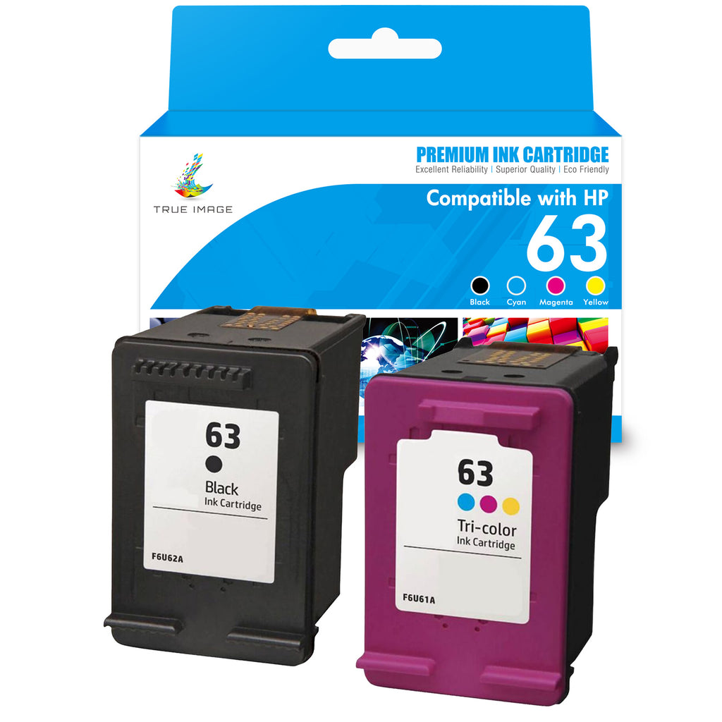 Original 63 Tri-Color Ink Cartridge (F6U61AN) for Deskjet 2130 2132 3630  3632 ENVY 4520 Officejet 4650 3830 