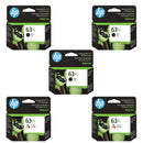 Original HP 63 63XL Ink Cartridges - Works with DeskJet 1112, 2130, 3630; Envy 4510, 4520; OfficeJet 3830, 4650, 5200