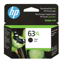 Original HP 63 Black Single Ink Cartridge - Works with DeskJet 1112, 2130, 3630; Envy 4510, 4520; OfficeJet 3830, 4650, 5200