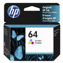 Original HP 64 64XL Tri-Color Ink Cartridge