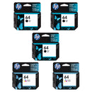 Original HP 64 64XL Ink Cartridges - Works with HP Envy Inspire 7250e, 7950e; Envy Photo 6200, 7100, 7200, 7800, 7900; Tango Series