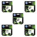 Original HP 64 64XL Ink Cartridges - Works with HP Envy Inspire 7250e, 7950e; Envy Photo 6200, 7100, 7200, 7800, 7900; Tango Series
