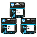 Original HP 65 65XL Ink Cartridges - Works with HP Envy  5052 5055 2655 2655 Deskjet 3752 2655 3755 3722