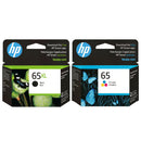 Original HP 65 65XL Ink Cartridges - Works with HP Envy  5052 5055 2655 2655 Deskjet 3752 2655 3755 3722
