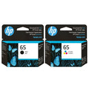 Original HP 65 65XL Ink Cartridges - Works with HP Envy  5052 5055 2655 2655 Deskjet 3752 2655 3755 3722