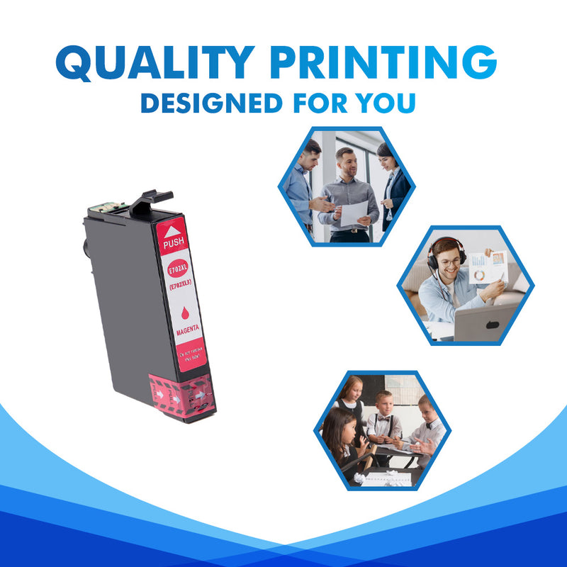 Compatible Epson 702XL Ink Cartridges - High Yield